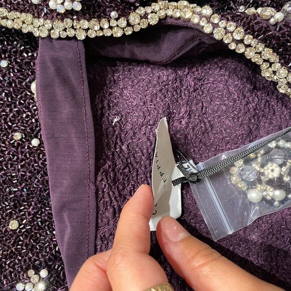 NWT Clio Peppiatt Wren Embellished Mini Dress - Jelly sz XXL - Picture 10 of 12